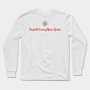 Treble Clef Red Long Sleeve T-Shirt